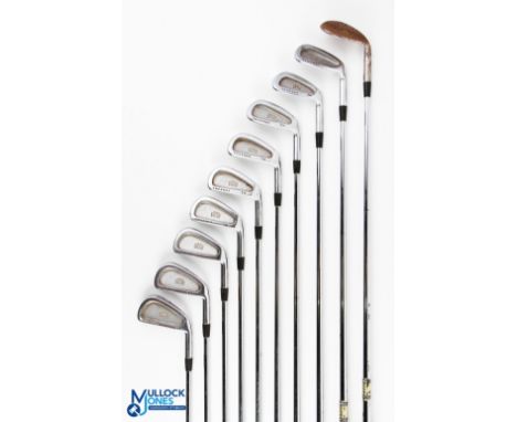 Tommy Horton Personal Playing Set of MacGregor Tourney Irons c1980 - each stamped with the initials T H to the cavity backs t