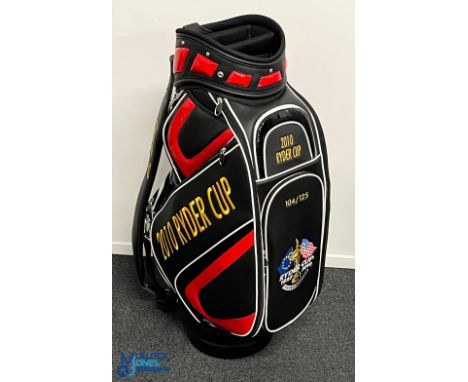 2010 Ryder Cup Celtic Manor Limited Edition Level Four large Golf Bag, ltd no. 104 /125, multi pockets with Ryder Cup embroid