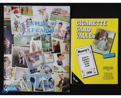 Collection of Golf Cigarette and Other Trade Card Reference Books (2) Bruce Berdock and Michael Baier "A Century of Golf card