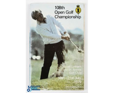 1979 Official Royal Lytham &amp; St Annes Open Golf Championship Multiple Signed Programme and Draw Sheet (2) - signed by 19 