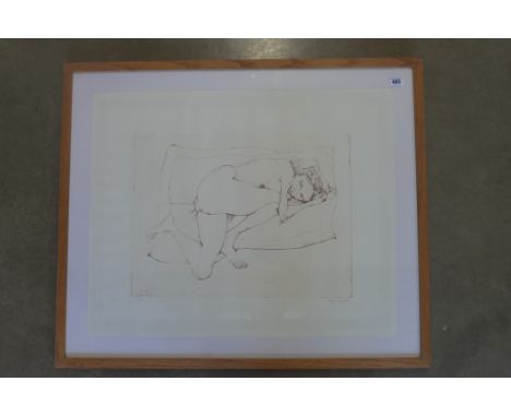 An Etching entitled Alison by Bryan Kneale, signed and dated 92 - A/P artist proof with a Royal Academy summer exhibition 199