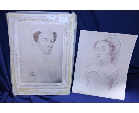 A antique lithograph and one other 