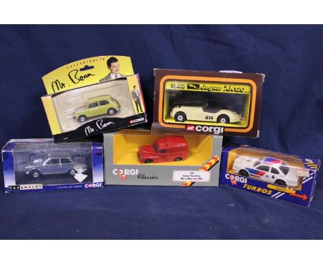 Five assorted Corgi die-cast models 