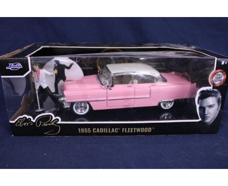 A boxed Elvis Presley Jada 1955 Cadillac Fleetwood 