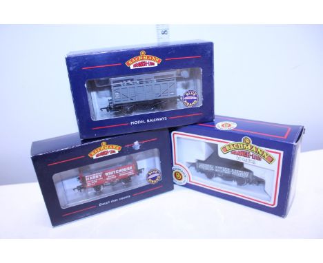 Three boxed Bachmann OO wagons 