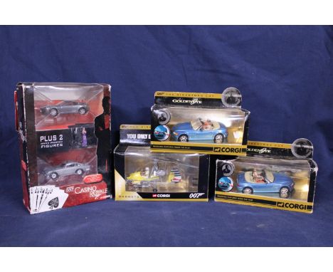 Four boxed Corgi James Bond die-cast models 