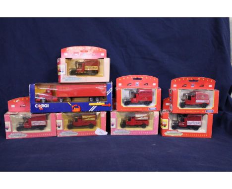 Eight boxed Corgi die-cast Royal Mail models 