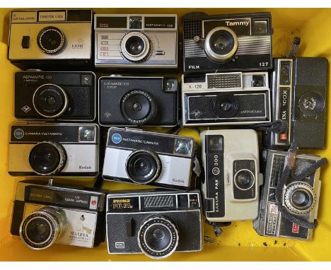 One box of various vintage cameras (13)