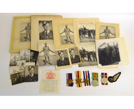 A WW2 Royal Air Force casualty medal group of five posthumously awarded to 185187 Pilot Officer Kenneth William Watson of the
