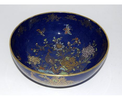 Carltonware Kang He Rockery & Pheasant decorated bowl
