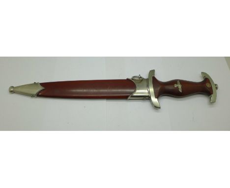 A German SA dagger, with scabbard 