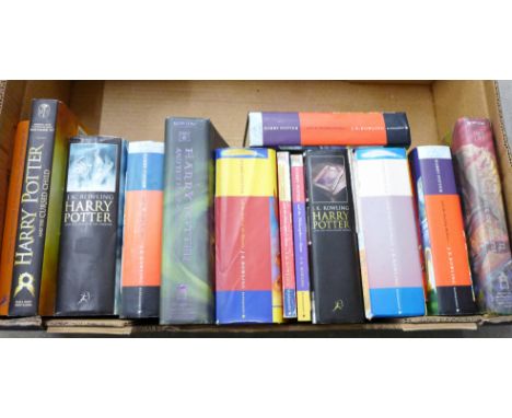Fourteen Harry Potter novels; seven first editions and two US first editions 