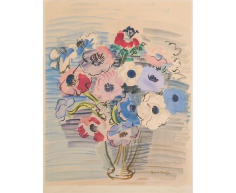 * Raoul Dufy [1877-1953]-Anemones:-lithograph, numbered 103/250 in the marginimage 55 x 43cm* Provenance: With The Redfern Ga