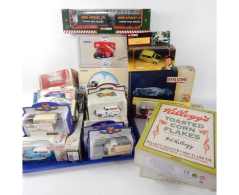 Corgi boxed sets, including Pickfords, Tate & Lyle, and others, together with Days Gone die cast models. (2 trays)