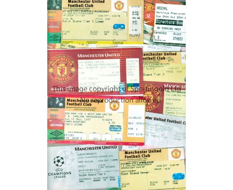 MANCHESTER UNITED   Tickets for home matches v 90/1 Sheffield United, Bolton Wanderers FA Cup, Leeds United, 93/4 Coventry Ci