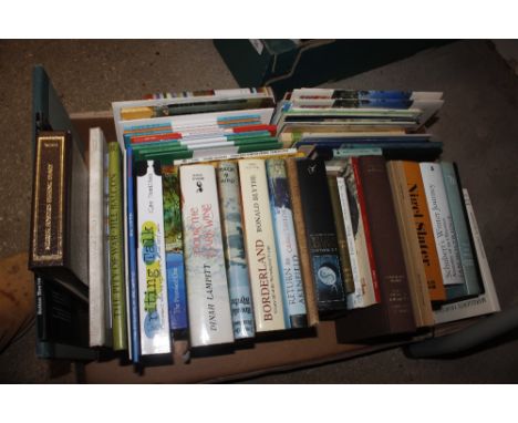 A box of various books to include Ronald Blythe First Editions