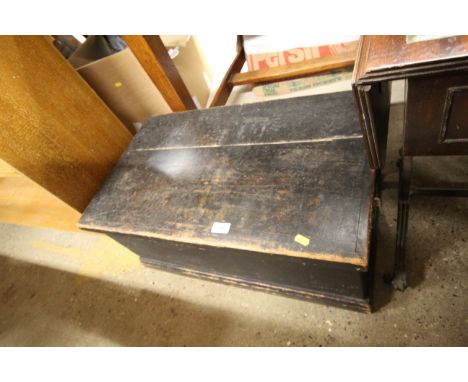 An antique pine trunk
