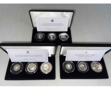 Jubilee Mint - The Queen's Coronation Jubilee Solid Silver Proof Coin Collection, Queen Elizabeth II In Memoriam Silver Laure