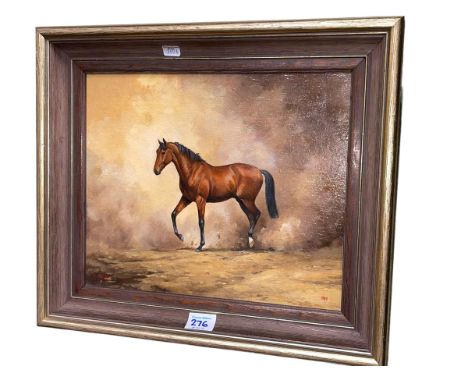 DM &amp; EM Alderson, Study of a Horse, watercolour, signed and dated 1929 lower right, 34cm by 44.5cm, unframed, and K. Nels