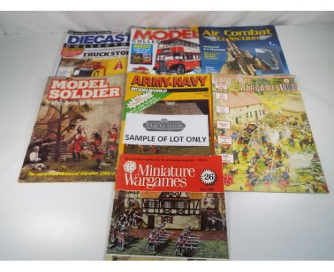 In excess of 150 collector's magazines to include Model Collector, Diecast Collector, Air Combat Collection, Army and Navy Mo