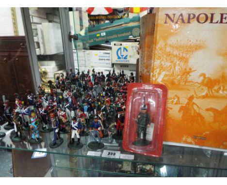 Del Prado - a quantity of 35 Del Prado figures and two Napoleon at War fact files