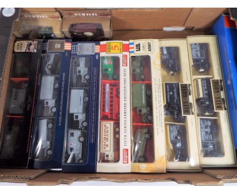 Diecast - eight diecast model motor vehicle sets by Lledo to include The Home Front collection, The Pearl Harbour US Navy col