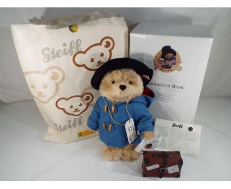 A Margarete Steiff Paddington bear, 2007, numbered 418 in a limited edition of 1500, original paper labels, button in ear wit