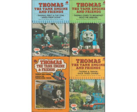 Thomas The Tank Engine and Friends vintage Ladybird book collection featuring 7 hardback books from the series 848 based on t