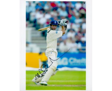 Michael Vaughan signed 10x8 colour photo. Michael Paul Vaughan OBE (born 29 October 1974)is an English cricket commentator an