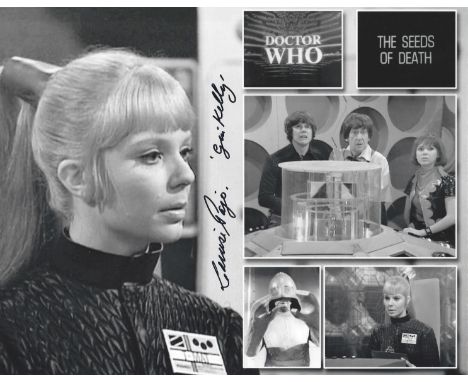Doctor Who actor, Louise Pajo signed The Seeds Of Death black and white promo photo. The Seeds of Death was the fifth serial 