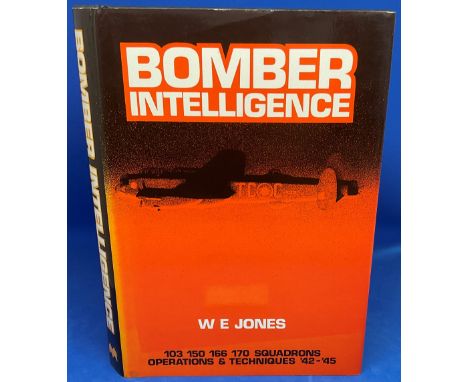 W E Jones First Edition Hardback Book Titled Bomber Intelligence. Published in 1983 by Midland Counties Publications. 304 pag