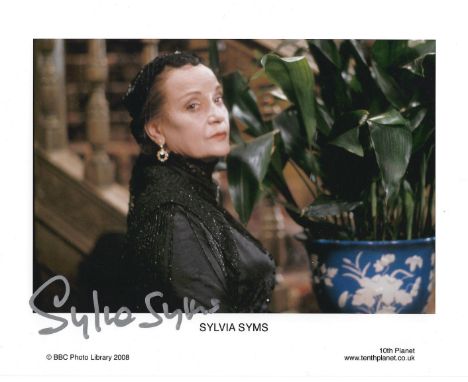 Doctor Who Actor, Sylvia Syms signed 10x8 colour The Tenth Planet promo photograph pictured during her role in the second ser