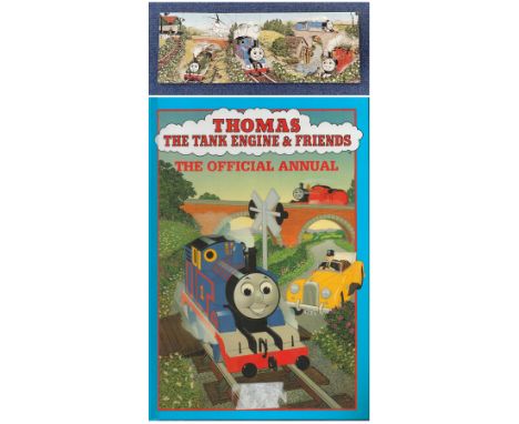 Thomas The Tank Engine and Friends Official Annual and wooden puzzle collection. This annual was published in 1995 and is in 