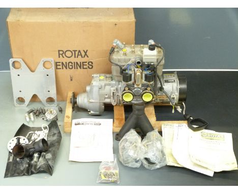 Rotax 532 twin cylinder two stroke microlight aircraft or similar engine, with original receipt dated 91, listing engine numb