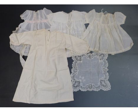 Three vintage christening gowns&nbsp;