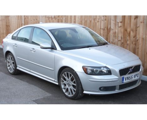 2005 Volvo S40 MS75 saloon car with 2 litre diesel engine, circa 105,000 miles, with V5c registration number VN55 VPD, MOT ex