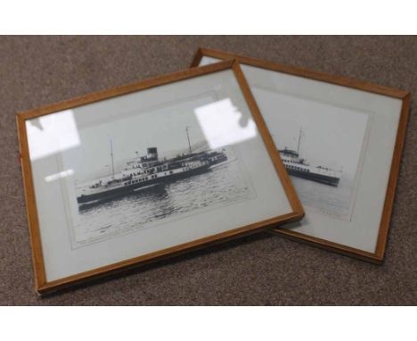 SHIPPING RELATED VINTAGE PHOTOGRAPHS AND LIMITED EDITION PRINTSincluding a limited edition print of the QE2, a limited editio