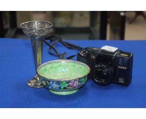 LOT OF COLLECTABLES, EPNS, BRASS WARE AND WOODEN ITEMSalong with ceramics, two cameras and a small timepiece