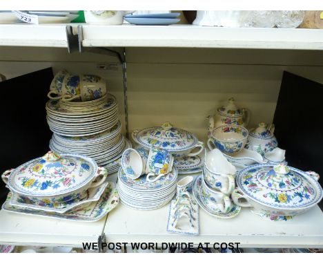An extensive Mason's Ironstone Regency pattern dinner and tea service
