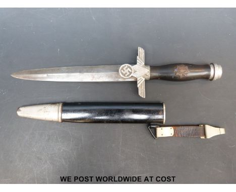 A Nazi German Third Reich Reichsluft Schutzbund (RLB) Air Raid Protection League officer's dagger by Paul Weyersberg, Solinge