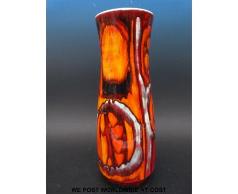 A large retro Poole pottery vase