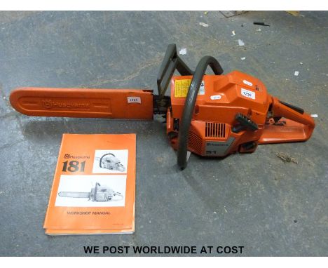 A Husqvarna 51 petrol chainsaw