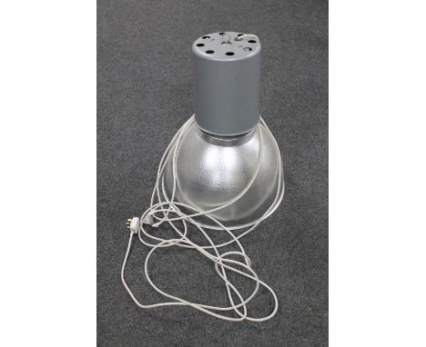 A hologen industrial light fitting 