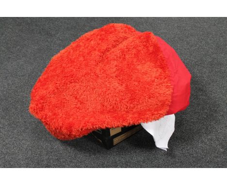 An Ikea inflatable pouffe