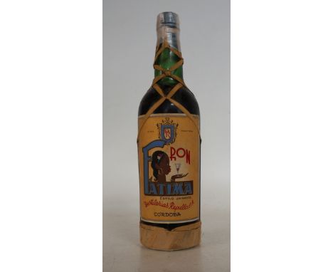 RON FATIMA CIRCA 1950
A rare Jamaican-style rum from Destilerias Repullo S.A. from the 1950's.  No volume or strength stateme