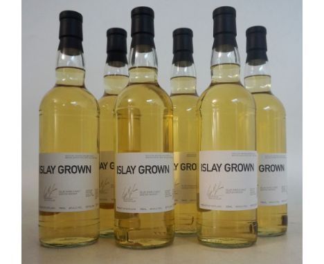 BRUICHLADDICH ISLAY GROWN FUTURES
6 bottles.  Full Case of Bruichladdich Islay Grown Futures Single Malt Scotch Whisky.  70cl