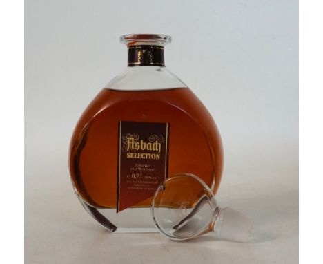 ASBACH SELECTION - GERMAN GRAPE BRANDY
1 bottle.  Asbach Selection Brandy.  70cl.  40% abv.  Germany's top grape Brandy befor