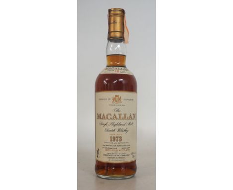 MACALLAN 18YO - 1973
Distilled in 1973.  Bottled in 1991.  This is a great example of the Macallan Single Malt Scotch Whisky.