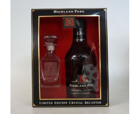 HIGHLAND PARK 12 YEAR OLD
1 bottle.  Highland Park 12 Year Old Single Malt Scotch Whisky.   70cl.  40% abv.  Limited edition 