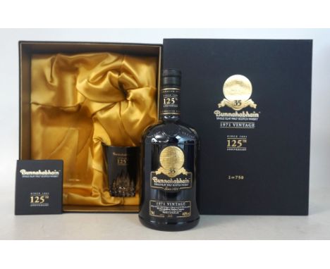 BUNNAHABHAIN 125TH ANNIVERSARY
A premium bottle of Bunnahabhain released to celebrate the 125th Anniversary of the distillery